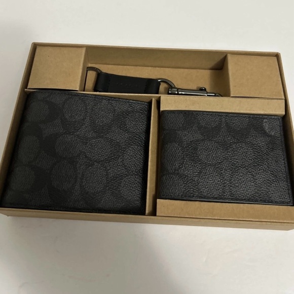 Men’s Coach Wallet Gift Set - Picture 1 of 4